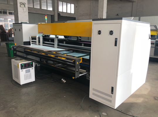 CMYK Corrugated Digital Inkjet Printer Lebar Pengumpanan 2500mm